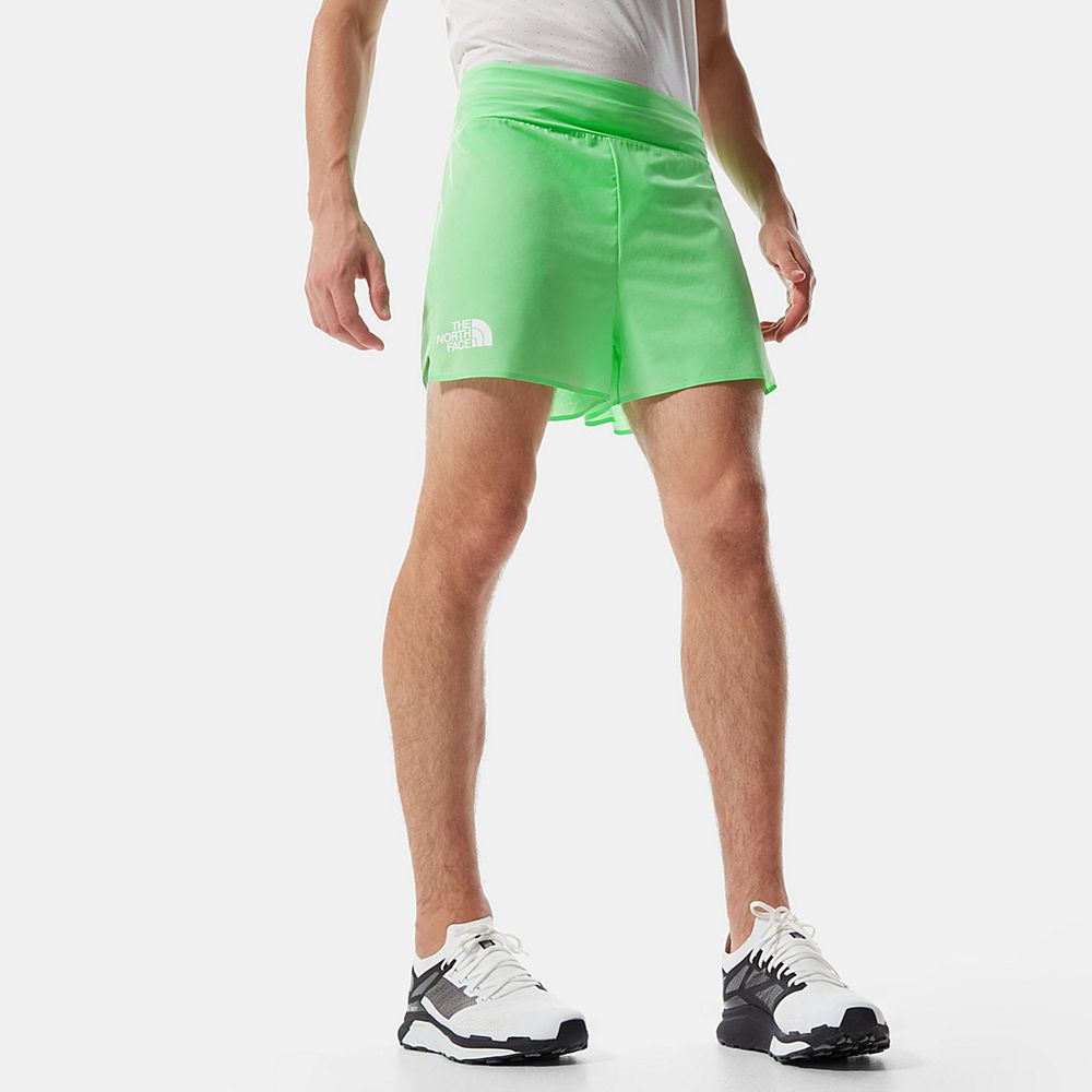 The North Face Shorts Mens Australia - The North Face Stridelight Green Running & Training (RGW-3012